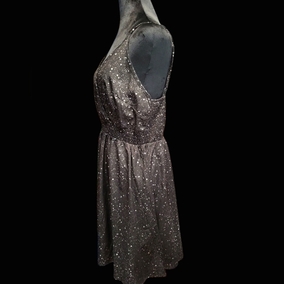 SHEIN NWOT Silver Spaghetti Strap Mini Sundress XL - Picture 10 of 11